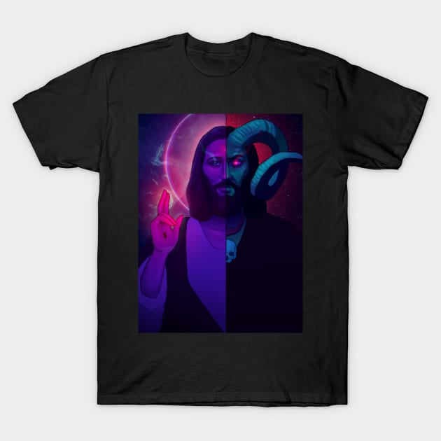 Duality of Man T-Shirt by PHAZED